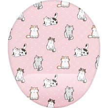 Toyigoo Kedi Desenli Bilek Destekli Mouse Pad