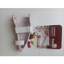 Toyigoo Plastik Meyve Çekirdeği Çıkartıcı – Yeşil, Siyah Zeytin, Vişne, Kiraz ve Hünnap Çekirdegi Çıkarıcı, Ergonomik El Tipi Çekirdek Ayıklama Aparatı (1, Pembe)