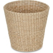 Toyigoo ML-6634 Cattail ve Kağıt Atık Sepeti, Krem, Tan