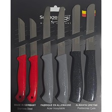 Toyigoo Solingen Paslanmaz Çelik Micro Tırtıklı Meyve Bıçağı 6'lı Set