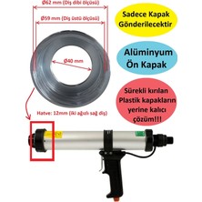 Poyraz Bioplast Havalı Silikon Tabancası Alüminyum Ön Kapak
