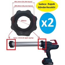 Şajlı/akülü Silikon Tabancası Yedek Ön ve Arka Kapak - 2 Adet