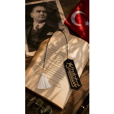 Seard Miyuki El Yapımı Atatürk Imza Kitap Ayracı