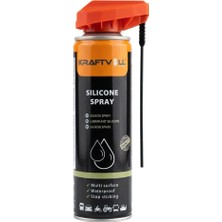 Kraftvoll Silikon Sprey 300ml Çok Amaçlı Yüksek Su Geçirmezlik ve Yağlayıcı Özellik