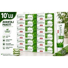 Epinafol Sensitive Aloe Vera Florürsüz Diş Macunu 90G 10 Adet Buz Jeli Hediyeli