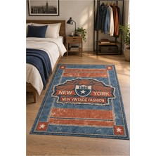 Rugs Modern Halı Sdtplus Vintage Desenli Çok Renkli Ince Dokuma Taban Salon Halısı OZL329