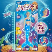 Pazarnova Sihirli Deniz Kızı Işıklı Bebek - Mavi - 1 Adet