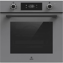 Narte NT-OV401S Ankastre Fırın, Gri Renk, 73 L, 60 cm