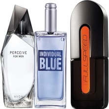 Avon Perceive, Full Speed ve Individual Blue 3 Lü Erkek Parfüm Seti