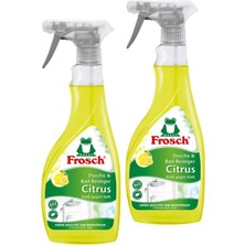Frosch Limonlu Banyo Temizleyici Sprey 2 x 500 ml (Toplam 1 L)