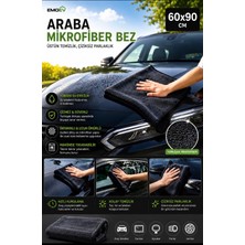 Emoev 60X90 cm Oto Kurulama Bezi Büyük Boy Mikrofiber Araç Temizlik ve Kurutma Havlusu