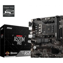MSI Msı A520M Pro Ddr4 4600/1866MHZ M.2 Matx Am4