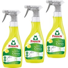 Frosch Limonlu Banyo Temizleyici Sprey 3 x 500 ml (Toplam 1,5 L)