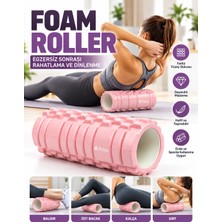 Relax Foam Roller 33X13 cm Orta Sert Dokulu Egzersiz Rulosu – Pilates Fitness Yoga Spor Ekipmanı