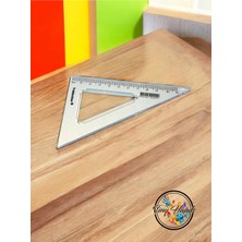 Gönye Cetvel 12CM Gönye Plastik Gönye Cetvel Üçgen Cetvel 12 cm Gönye