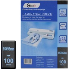 66636 Laminasyon Filmi 6.5 cm x 9.5 cm 125 Micron 100 Lü (1 Paket 100 Adet)