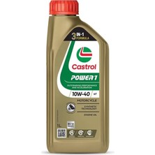 Castrol Power 1 Motorcycle 4t 10W-40 4 Zamanlı 1 Lt Motosiklet Yağı
