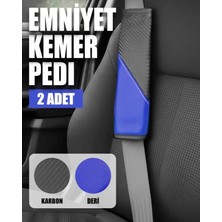 Comfortdrive Emniyet Kemer Pedi Seti - Boyun ve Omuz Koruyucu Kemer Pedi 2'li Paket Siyah Mavi