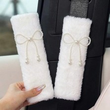 Bow Ribbons Emniyet Kemeri Kılıfı - Oto Emniyet Kemeri Aksesuarı 2 Adet