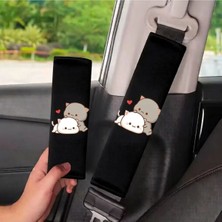 Dudu&bubu Emniyet Kemeri Kılıfı - Oto Emniyet Kemeri Omuz Koruyucu - Araç Emniyet Kemeri Aksesuarı 2 Adet