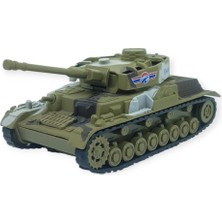 ModaDeniz Kamuflajlı Askeri Tank Oyuncak - Gerçekçi Detaylı Model Savaş Tankı - Koyu Kahverengi - 1