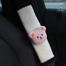 Toseky Pembe Emniyet Kemeri Aksesuarı - Araç Emniyet Kemeri Kılıfı - Araba Emniyet Kemeri 1ADET