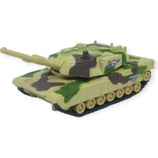 ModaDeniz Kamuflajlı Askeri Tank Oyuncak - Gerçekçi Detaylı Model Savaş Tankı - Sarı - 1 Adet