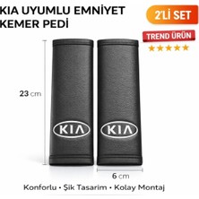Kıa Deri Emniyet Kemer Kılıfı Siyah Iki Adet