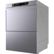Horecamark Vital VBY500C-P Bulaşık Yıkama Makinesi 500 Tb/S Manuel Kontrol, Drenaj, Deterjan, Parlatıcı Full Pompalı