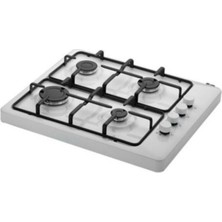 Eminçelik Sü 3140 WE60 Lpg (31 121)  Setüstü Beyaz Emaye Ocak