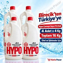 Hypo Çamaşır Suyu 4 Kg x 4 Adet | Otel ve İşletmeler İçin