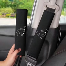 Labrador Dog Emniyet Kemeri Kılıfı - Oto Emniyet Kemeri Omuz Koruyucu - Araç Emniyet Kemeri Aksesuarı 2 Adet