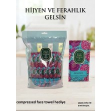 Eyüp Sabri Tuncer 100 Adet Okyanus Islak Mendil, Compressed Face Towel Hediye