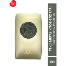 Kajal Metalik Yeşil, Işıltılı Toz Göz Farı -Metallic Green Eyeshadow No:154