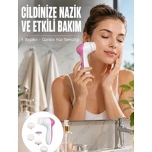 5 Başlıklı Cilt Temizleme Cihazı Ultra Kaliteli Yumuşak Kırşıklık Karşıtı Yeni Nesil