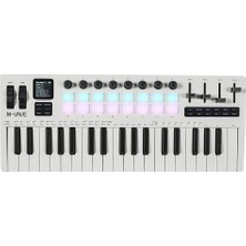 M-Vave Smk-37 Pro 37 Tuşlu Kablosuz Mıdı Klavye (Beyaz)