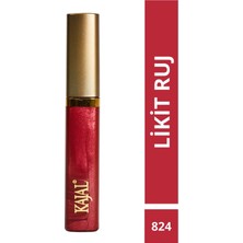 Kajal Likit Dudak Parlatıcısı Ruj & Liquid Lipstick NO:824