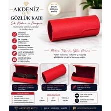Akdeniz Kutu Kırmızı Gözlük Kutusu
