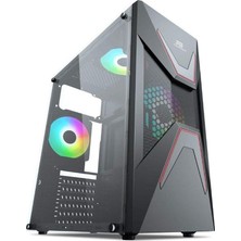 PowerBoost Power Boost VK-G3621C Rainbow Fanlı Atx Oyuncu Kasası Outlet