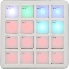 M-Vave Smc-Pad Pocket Kablosuz Mıdı Pad Kontrol Cihazı (Beyaz)