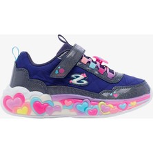 Skechers Eternal Heart Lights Çocuk Lacivert Sneaker 302768L Nvmt