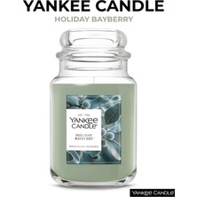 Yankee Candle Holiday Bayberry Kokulu Mum - 623 G (22 Oz) - Çam Aromalı Büyük Kavanoz Mum