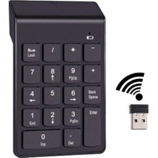 Mi7a Kablosuz Numpad Kablosuz Sayısal Tuş Takımı Numeric Klavye