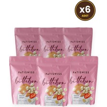 Patiswiss Çilek Aromalı Beyaz Çikolatalı Bisküvi Draje 120G x 6 Adet