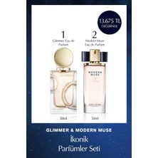 Estee Lauder Ikonik Parfümler Seti: Glimmer 50ML & Modern Muse 50ML