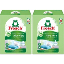 Frosch Aloe Vera Hassas Toz Çamaşır Deterjanı 2 x 1,45 kg – Toplam 2,90 Kg, 44 Yıkama