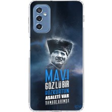TechTree Samsung Galaxy M52 Uyumlu Atatürk Temalı Asalet ve Bozkurt Baskılı Silikon Kılıf
