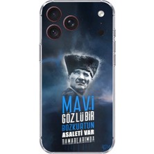 TechTree iPhone 18 Pro Max Uyumlu Atatürk Temalı Asalet ve Bozkurt Baskılı Silikon Kılıf