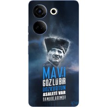 TechTree Tecno Camon 20-20 Pro Uyumlu Atatürk Temalı Asalet ve Bozkurt Baskılı Silikon Kılıf