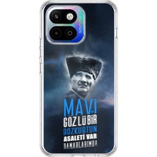 TechTree General Mobile Gm 26 One 5g Uyumlu Atatürk Temalı Asalet ve Bozkurt Baskılı Silikon Kılıf